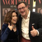 Dr. Nikolai A. Behr mit der Unternehmerin Randi Zuckerberg