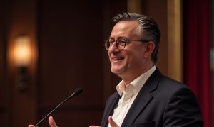 Nikolai A Behr am Rednerpult